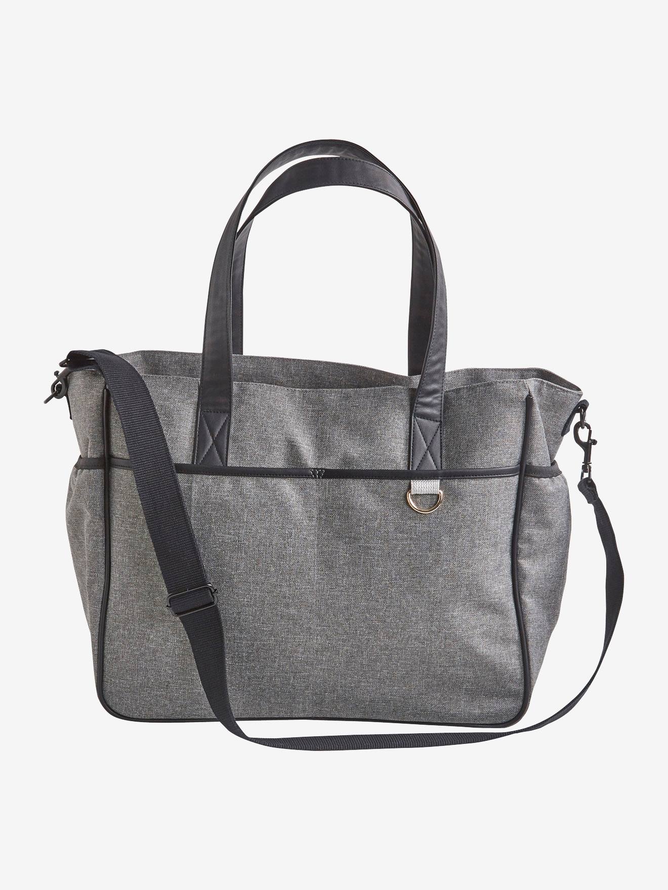 Sac à langer City vertbaudet gris chiné