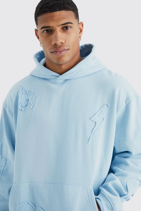 Oversize Hoodie mit Applikation