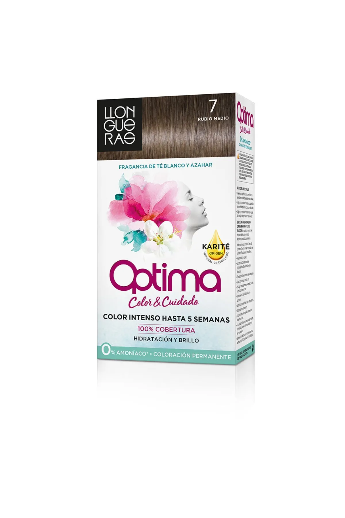 Llongueras  Optima Haarfarbe Nr. 7 Rubio Medio Llongueras