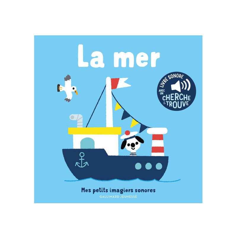 Livre sonore La mer, avec un cherche et trouve - Gallimard Jeunesse