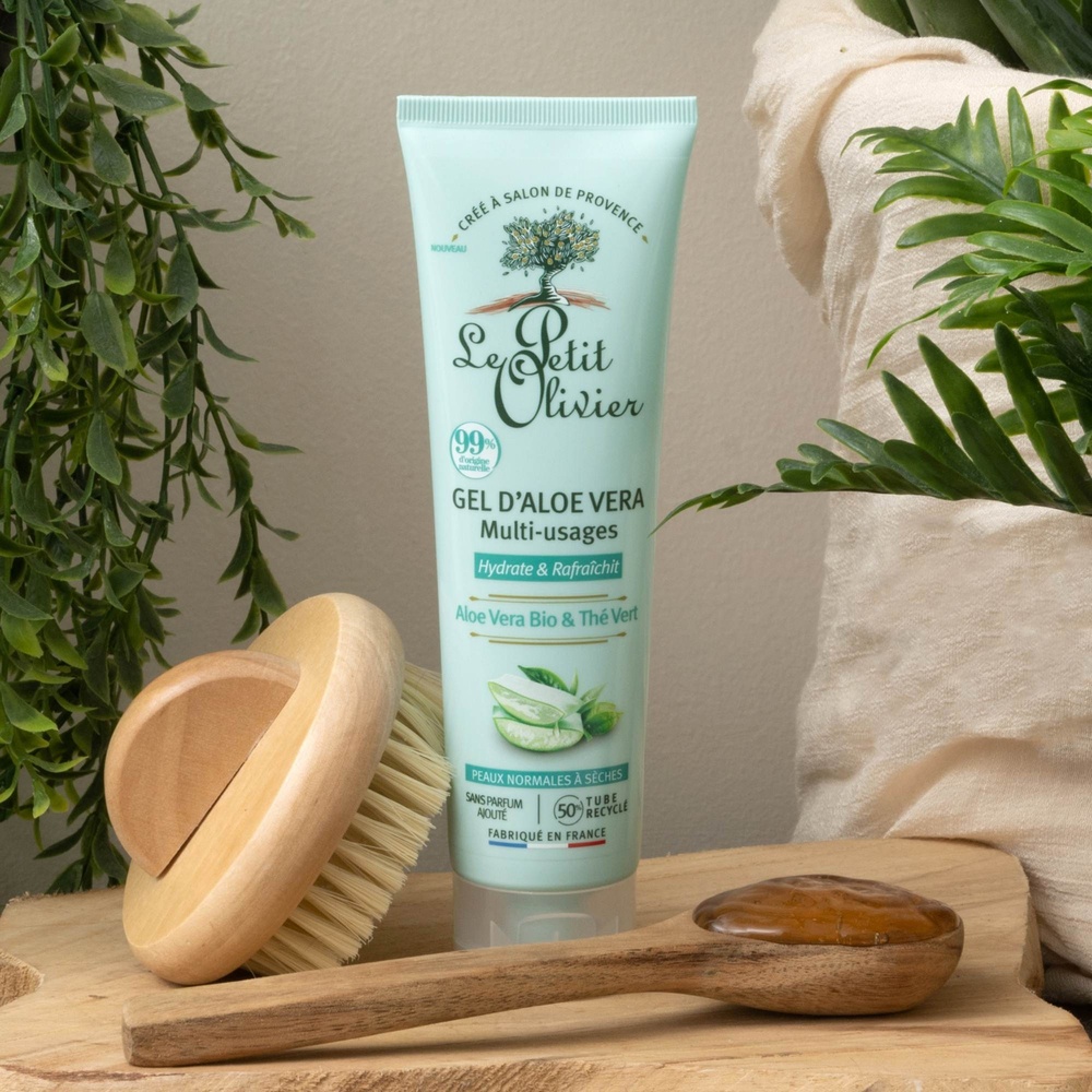 le petit olivier Gel d'Aloe Vera Gel d'Aloe Vera - Peaux Normales à Sèches