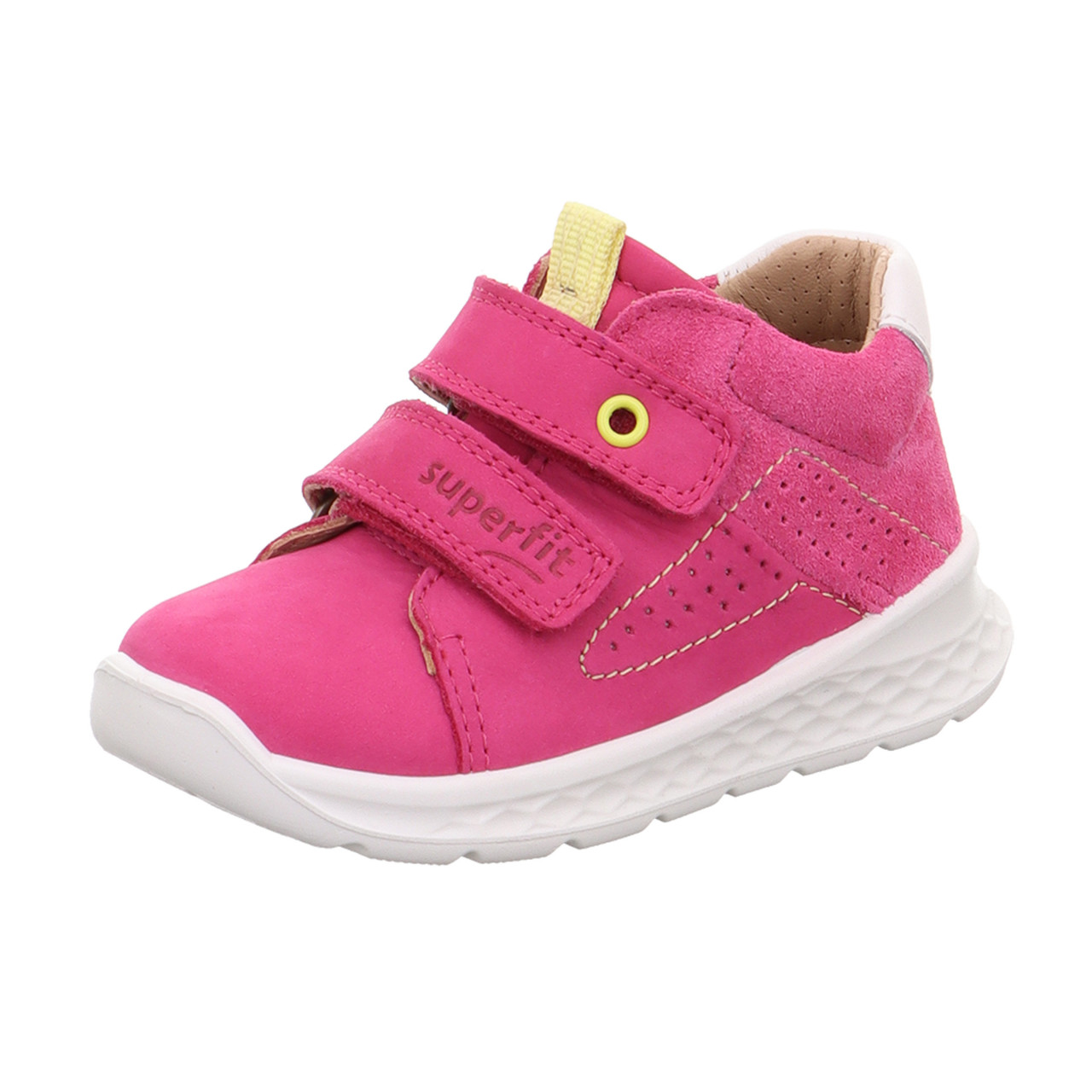 BREEZE - Pink/GelbSneaker low mit Klettverschluss