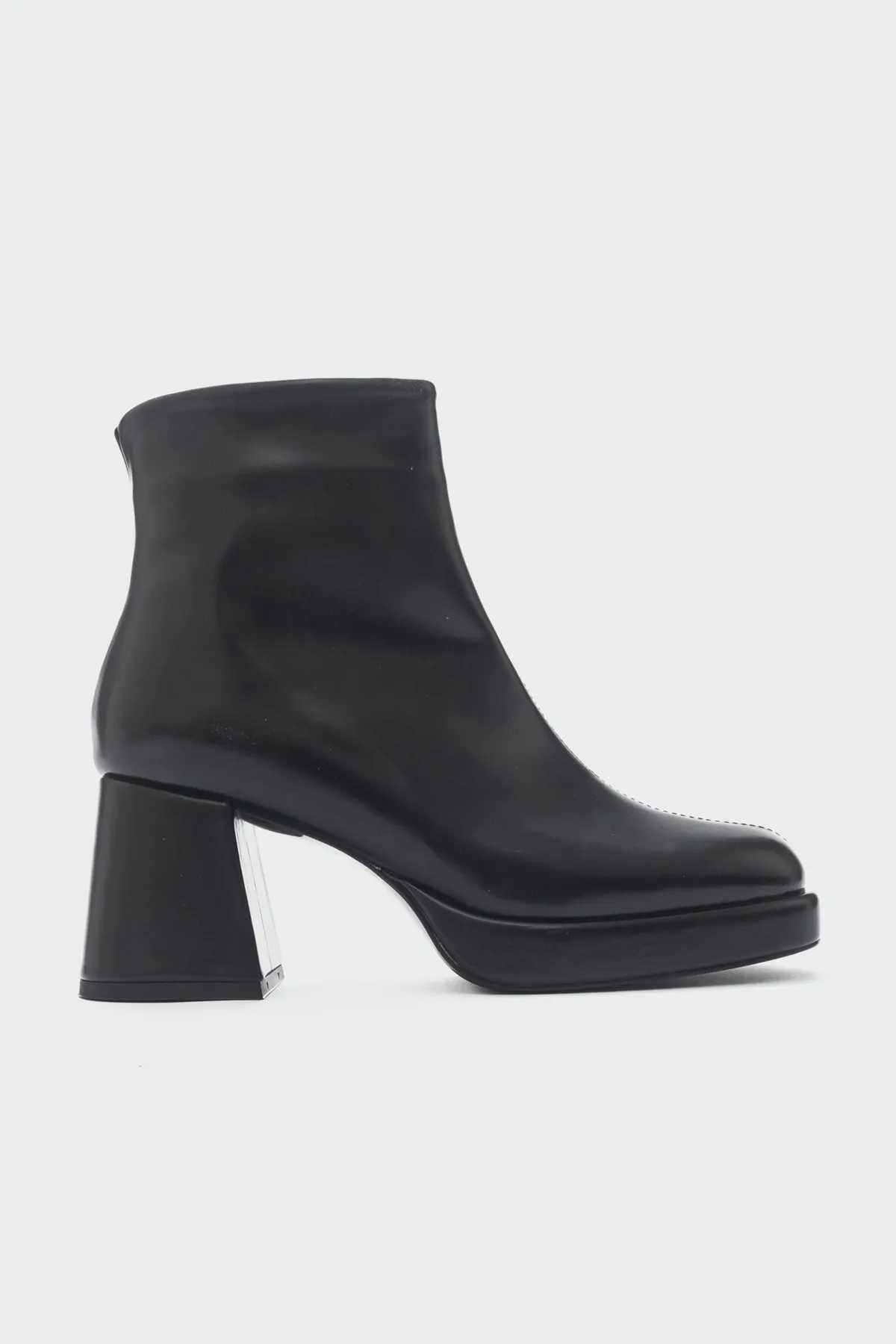 LuviShoes  Fore Black Skin Damenstiefel