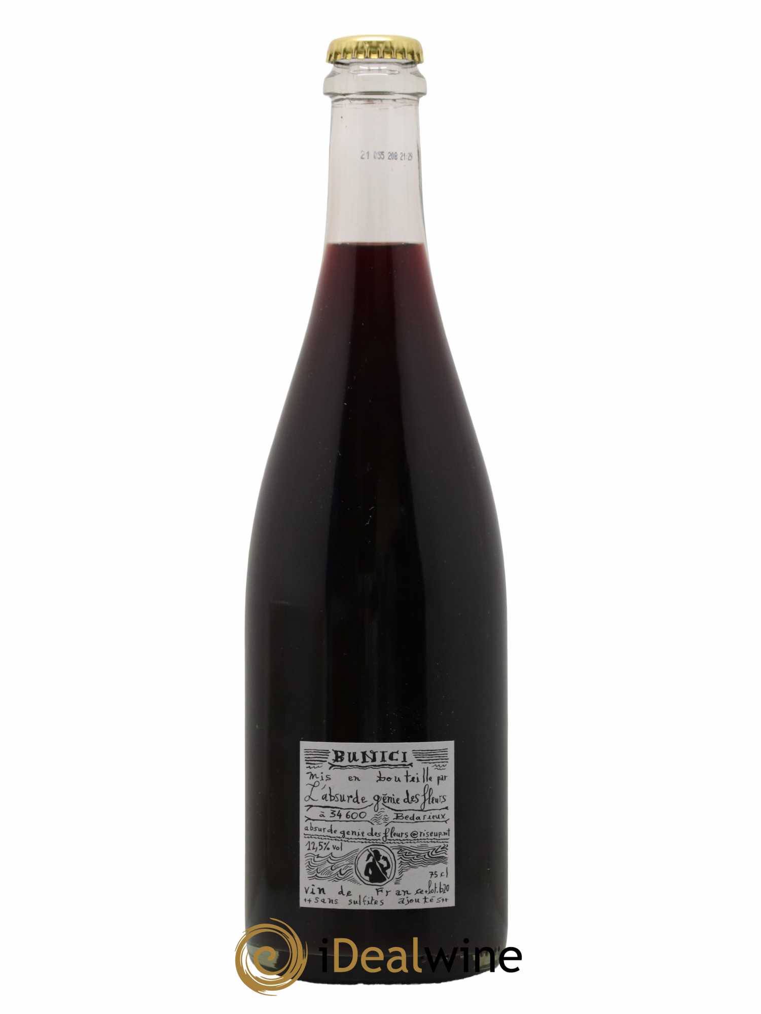 Vin de France Bunici L'Absurde Génie des Fleurs 2020 - Lot de 1 Bouteille