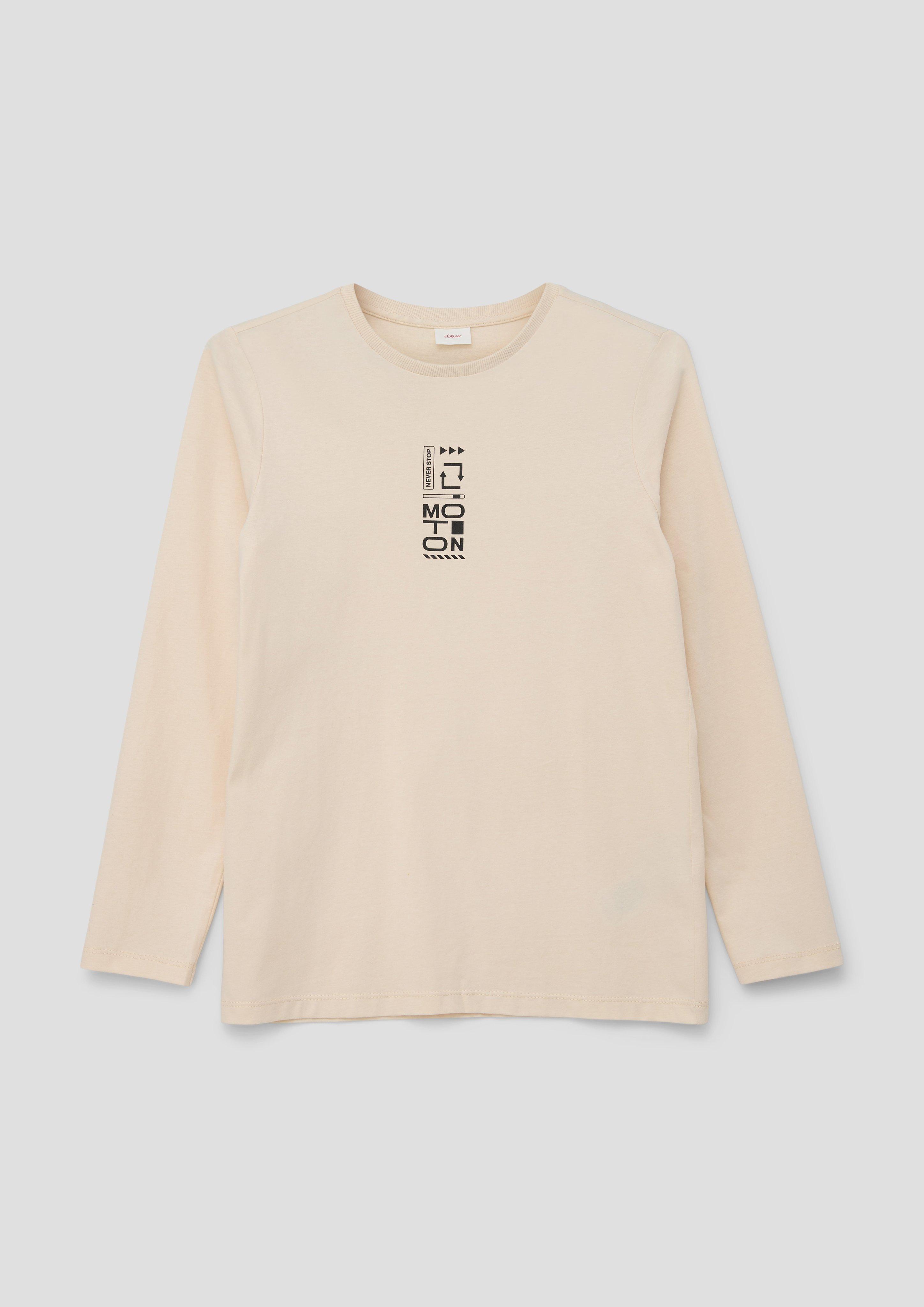 Longsleeve mit Frontprint  2134040-0805