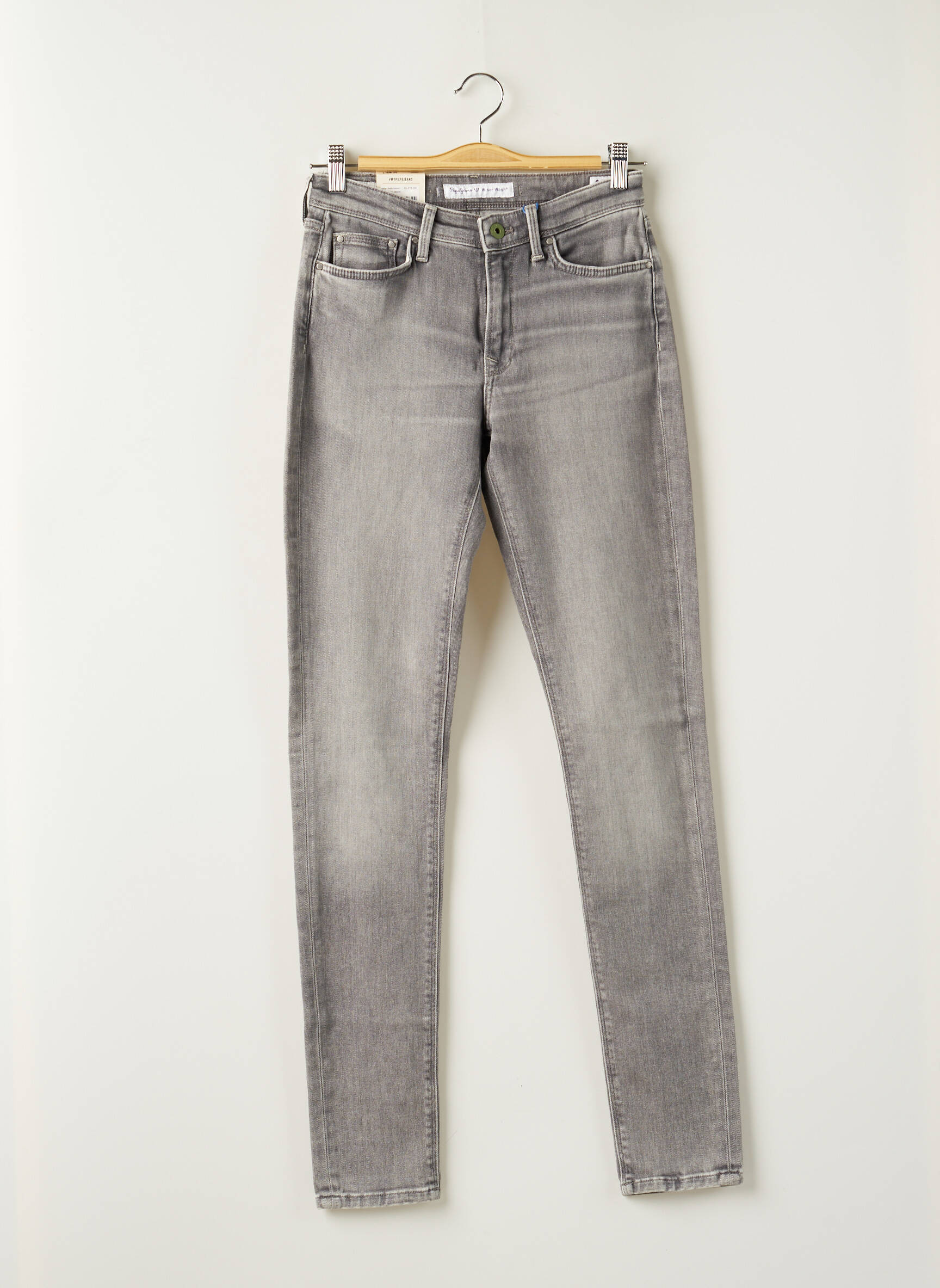 Pepe Jeans Jeans Skinny Fille couleur gris