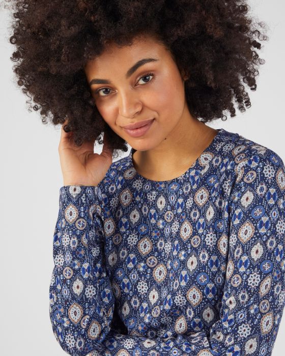Tee-shirt maille chaude, manches longues