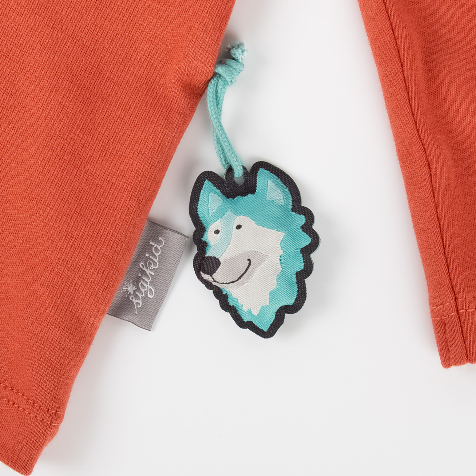 Kinder Langarmshirt mit Wal Motiv, orange