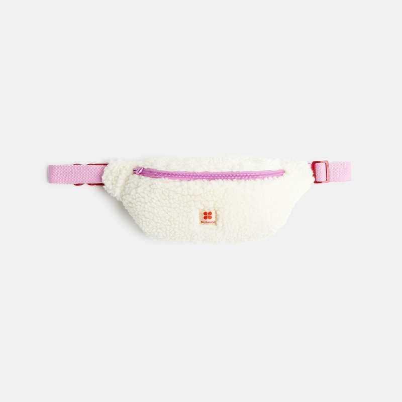 Sac banane fille sherpa blanc Catimini
