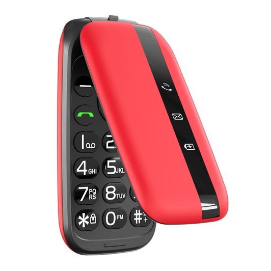 Danew K43 4G Telefon z klapką czerwony