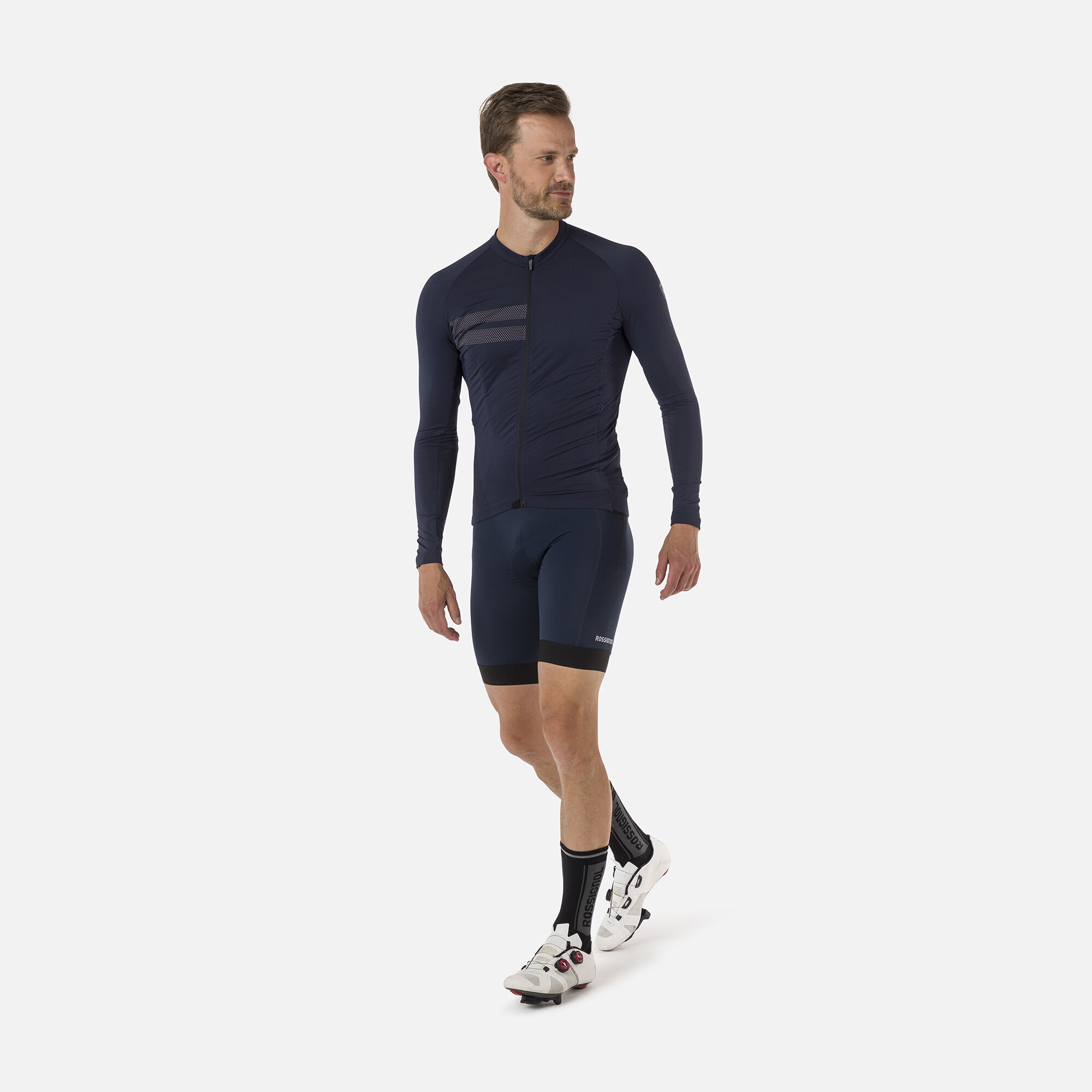 Maillot de vélo de route à manches longues pour homme