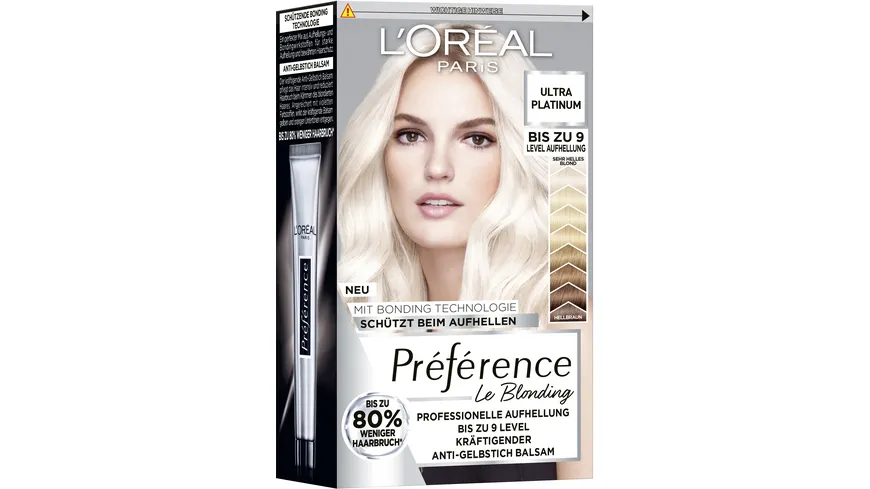 L'Oréal Paris Préférence Le Blonding 9L Ultra Platinum