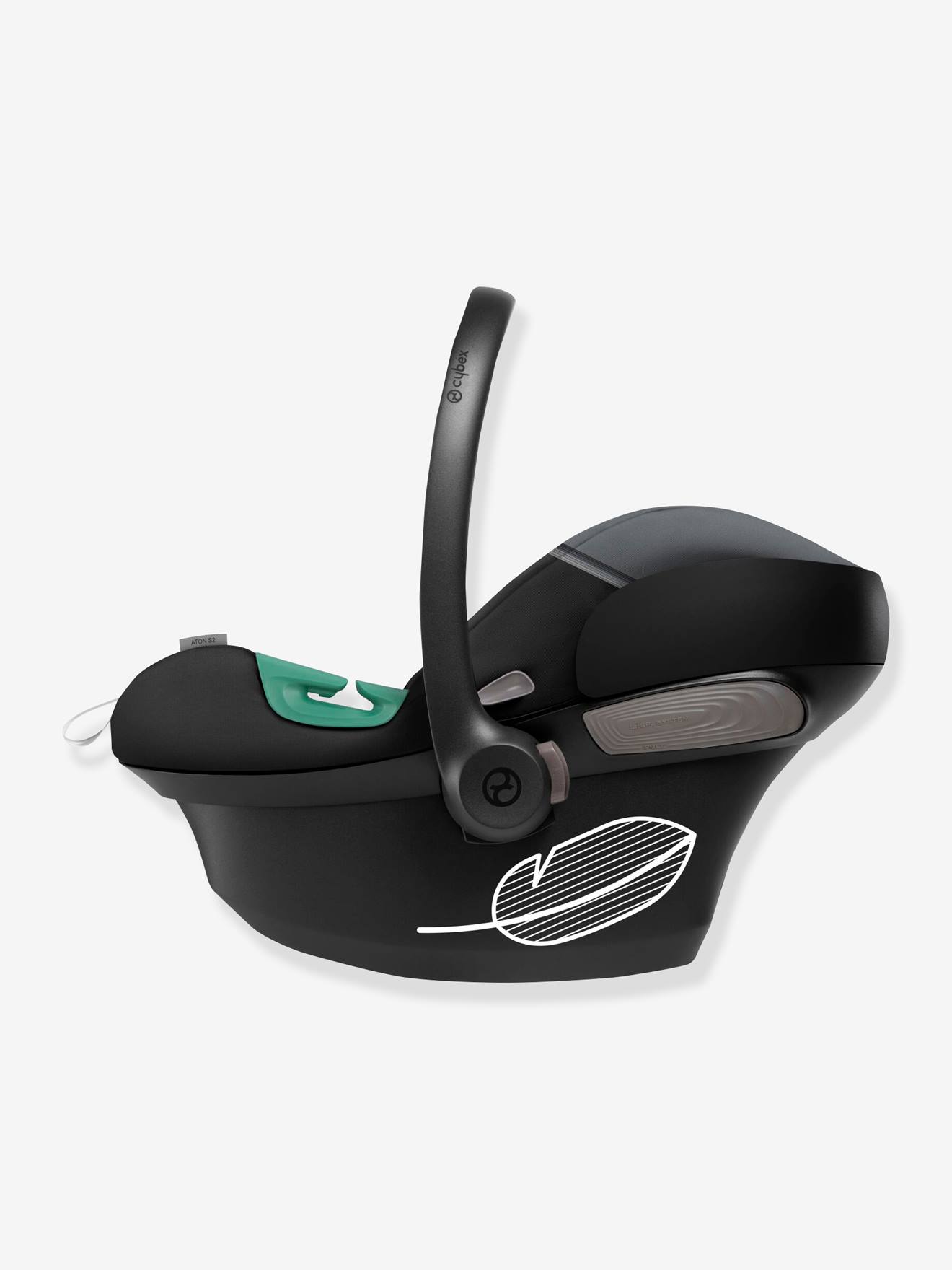 Siège-auto coque CYBEX Gold Aton S2 i-Size 45 à 87 cm, équivalence groupe 0+ noir (moon black)