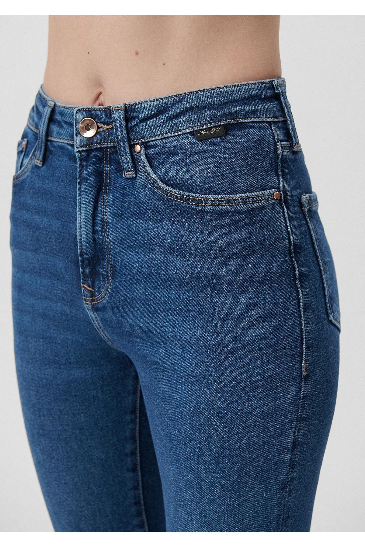 Mavi  Serenay Gold Shape Dark Jean-Hose 100980-33687