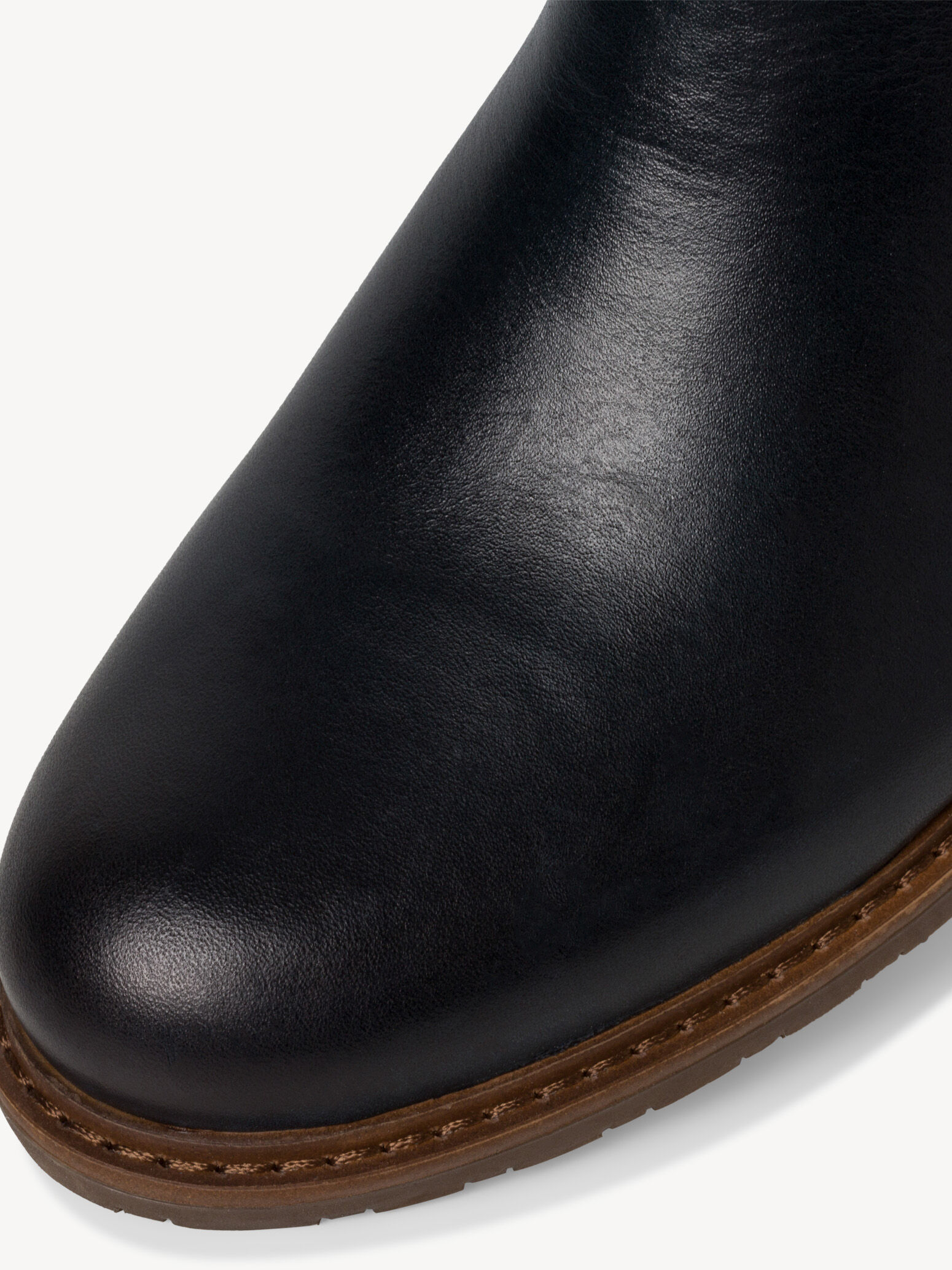 Bottine Chelsea en cuir - bleu