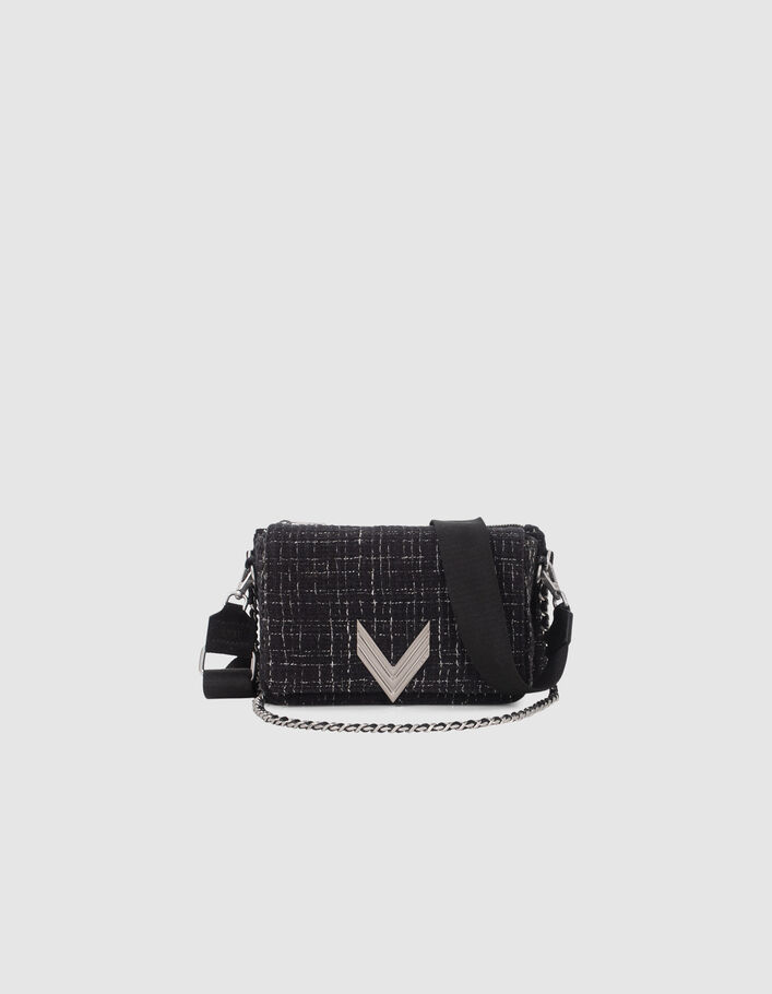 Le 111 CROSBY STREET noir façon tweed Femme