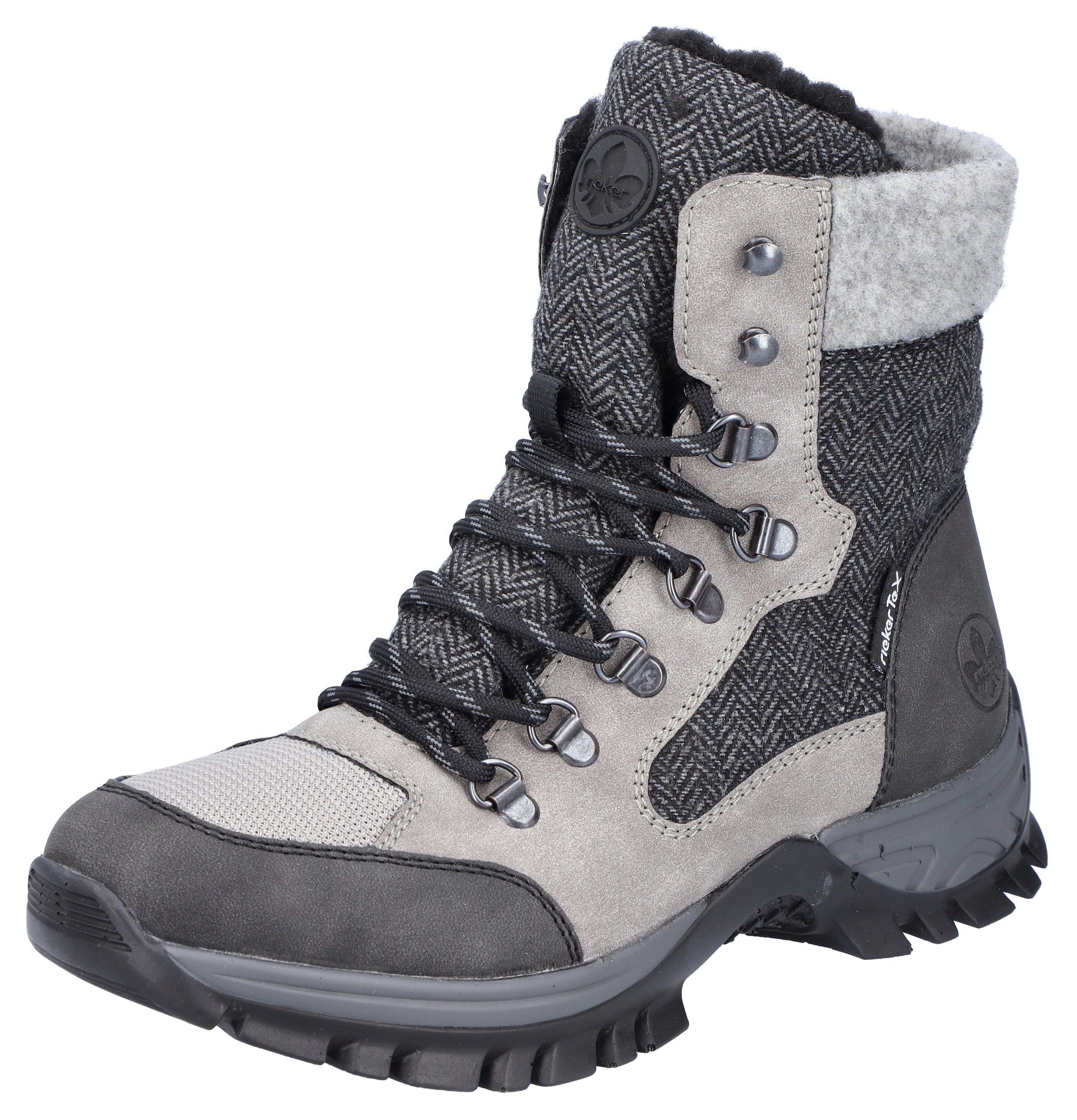 Rieker Winterboots Outdoorschuh in Bergsteiger-Optik