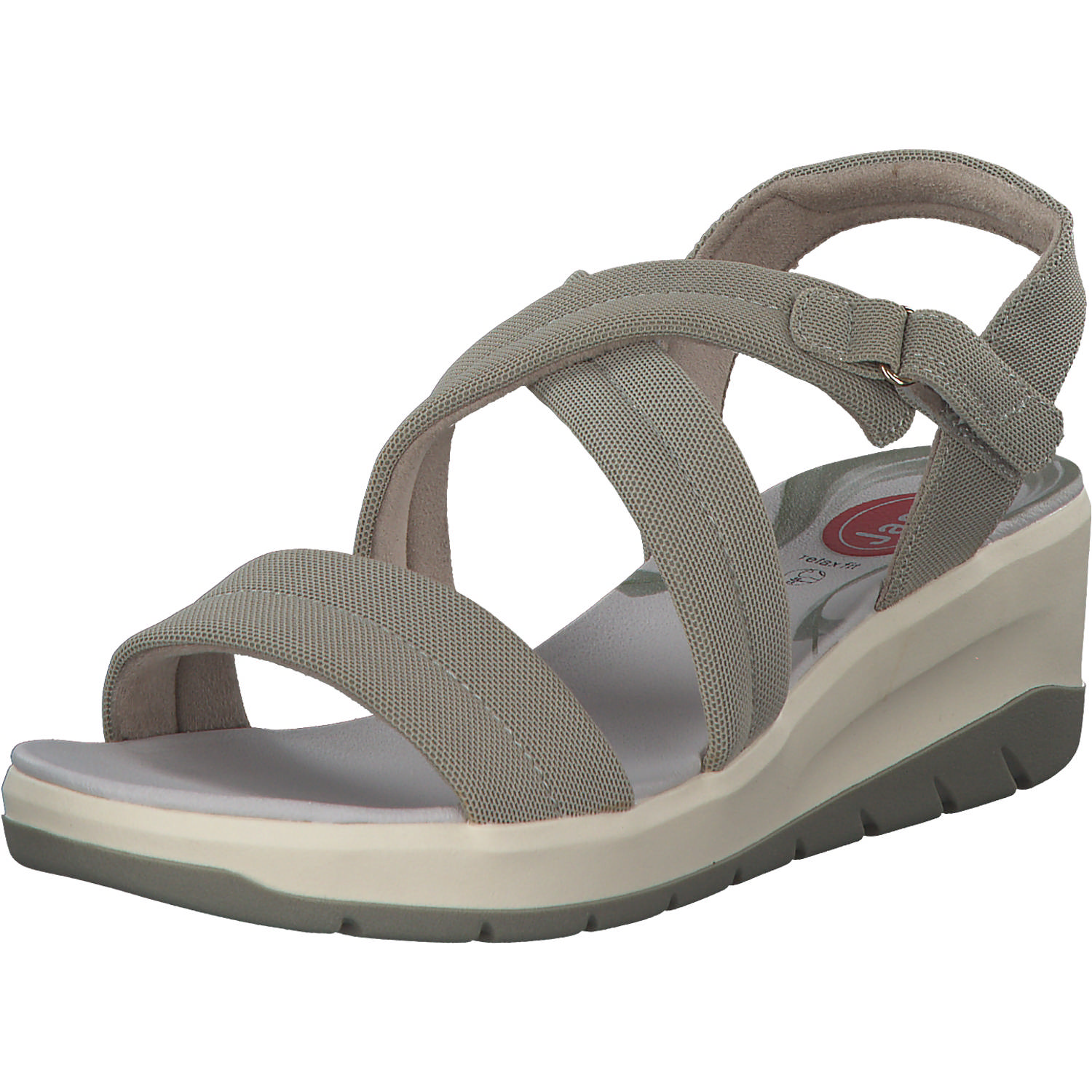 Jana Shoes 28760, Plateau-Sandaletten, Damen, sage