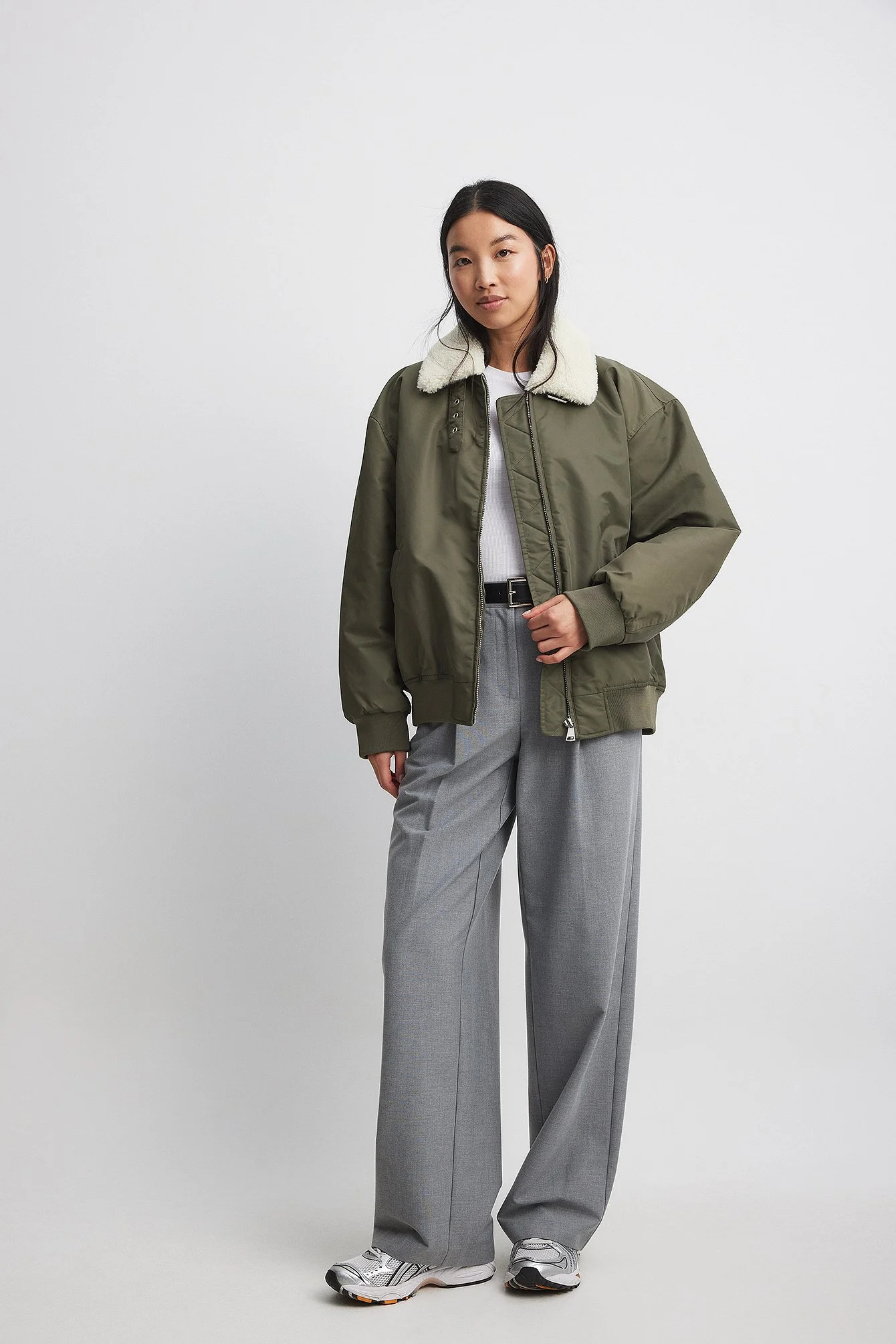 Oversize-Bomberjacke
