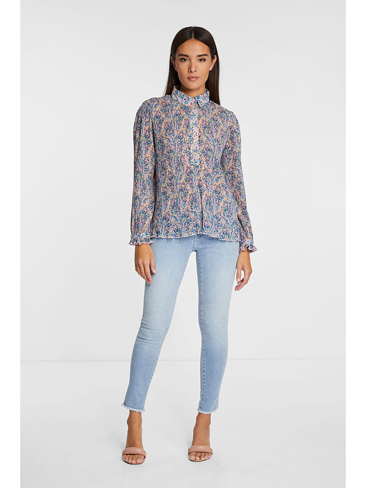 Rich & Royal Bluse in Rosa/ Blau günstig kaufen