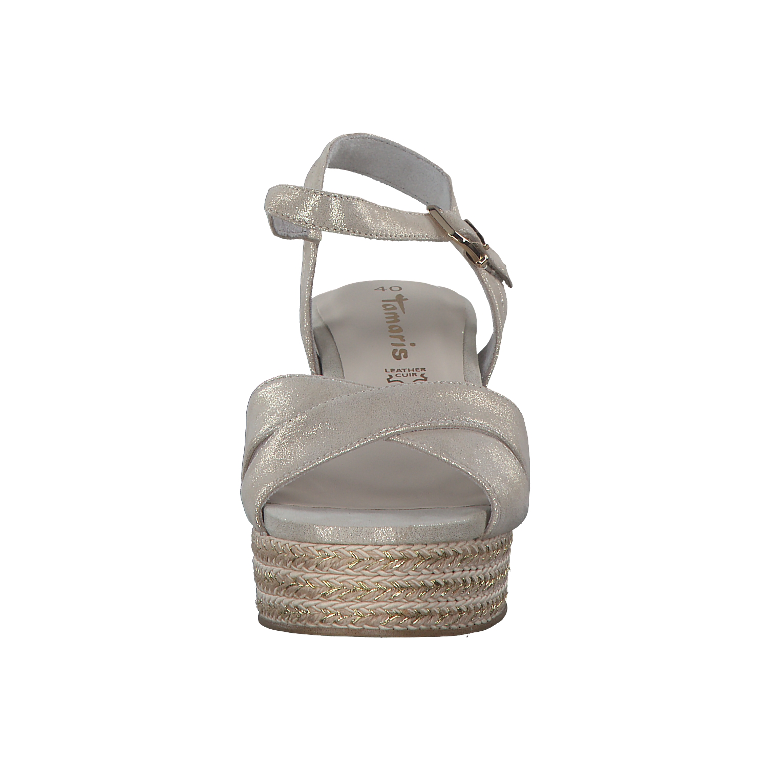 Tamaris 28001, Plateau-Sandaletten, Damen, Grau