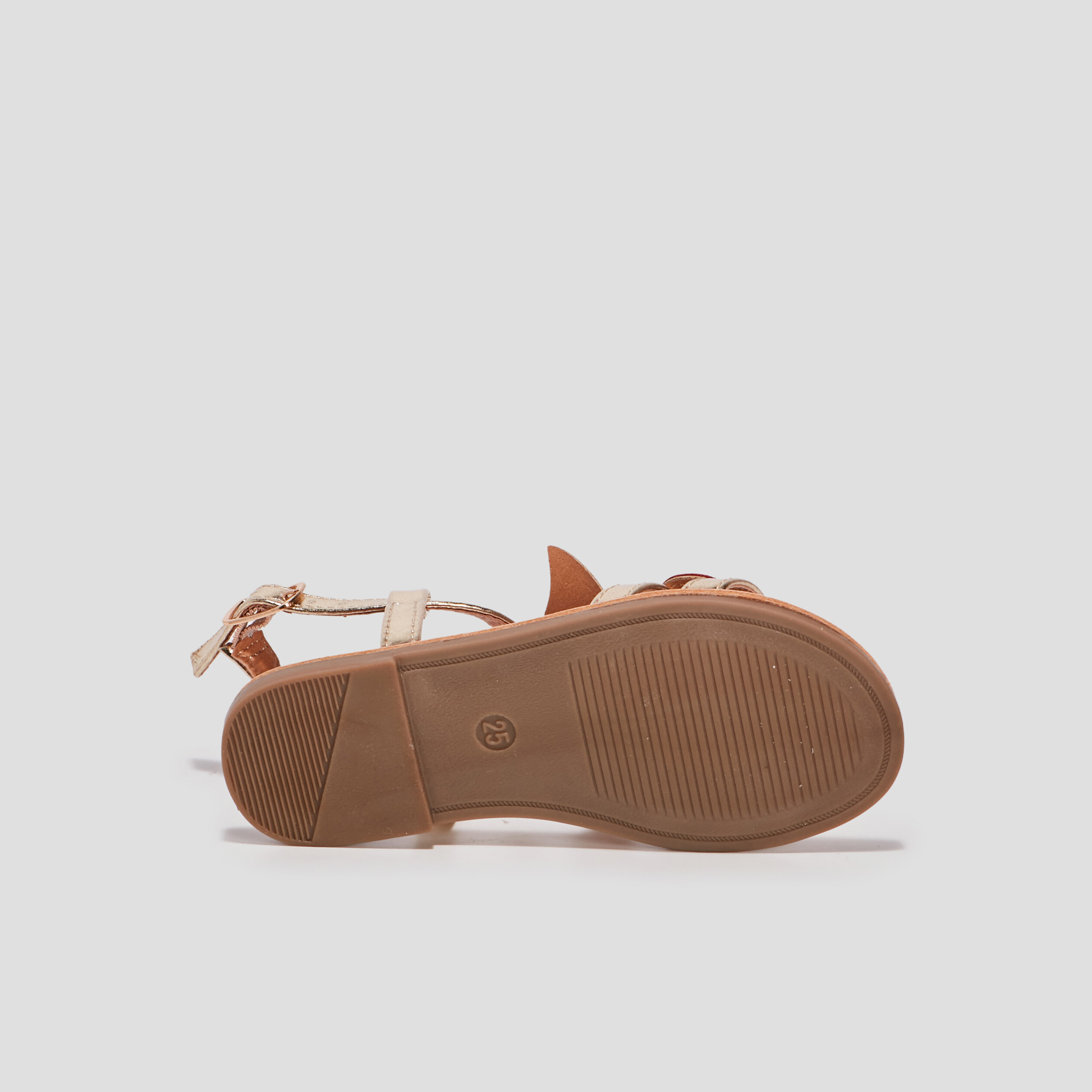 Sandales Creeks jaune or fille | La Halle