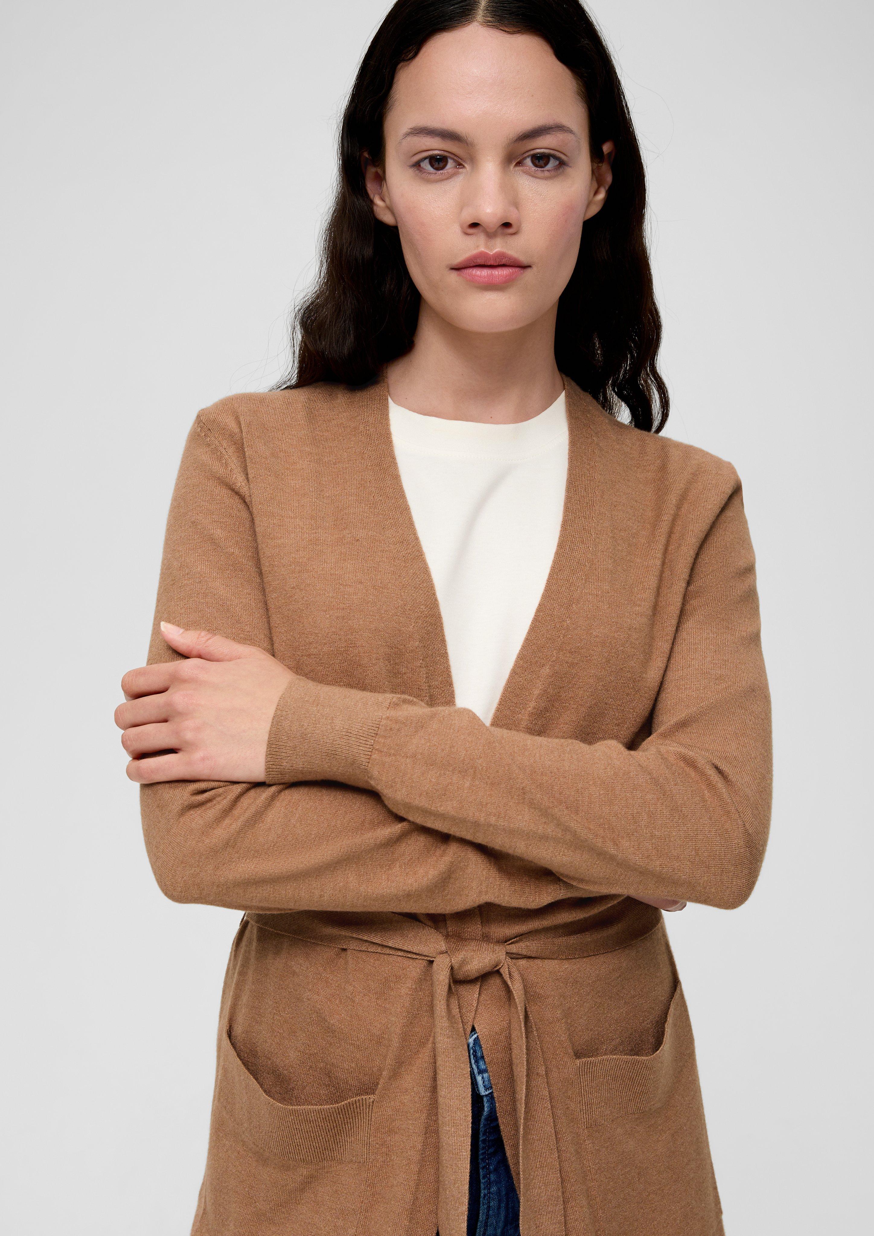 Long-Cardigan aus Viskosemix  2137211-84W5