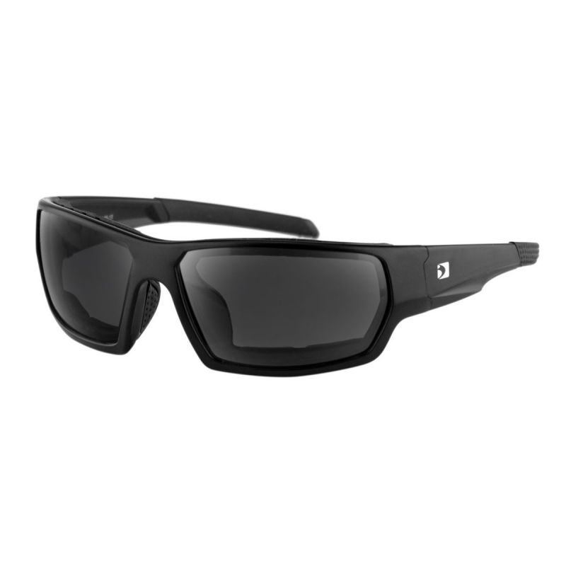 Bobster Tread Schwarze Brille Getönte ballistische Linse ANSI Z87 (BTRE001)