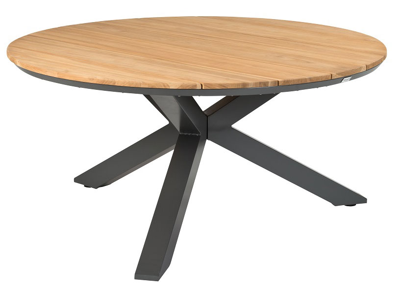 TIERRA OUTDOORTeaktisch rund X-Fuß