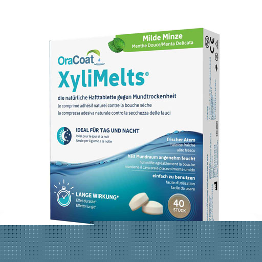 XYLIMELTS Hafttabletten milde Minze OraCoat  40 St  Tabletten