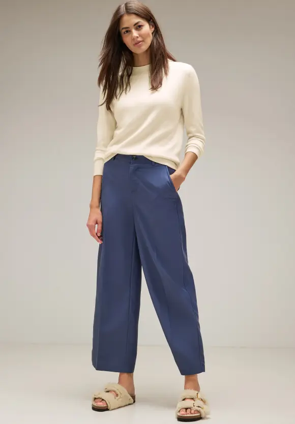 Street One Pullover in Melange Optik