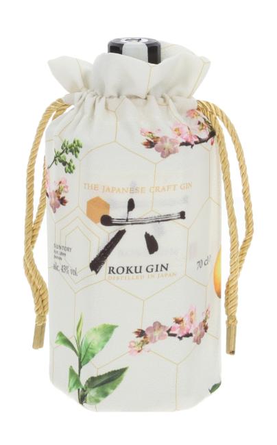 Roku Gin Japanese Craft Gin by Suntory with Carry Bag 0,7 l·43 % vol
