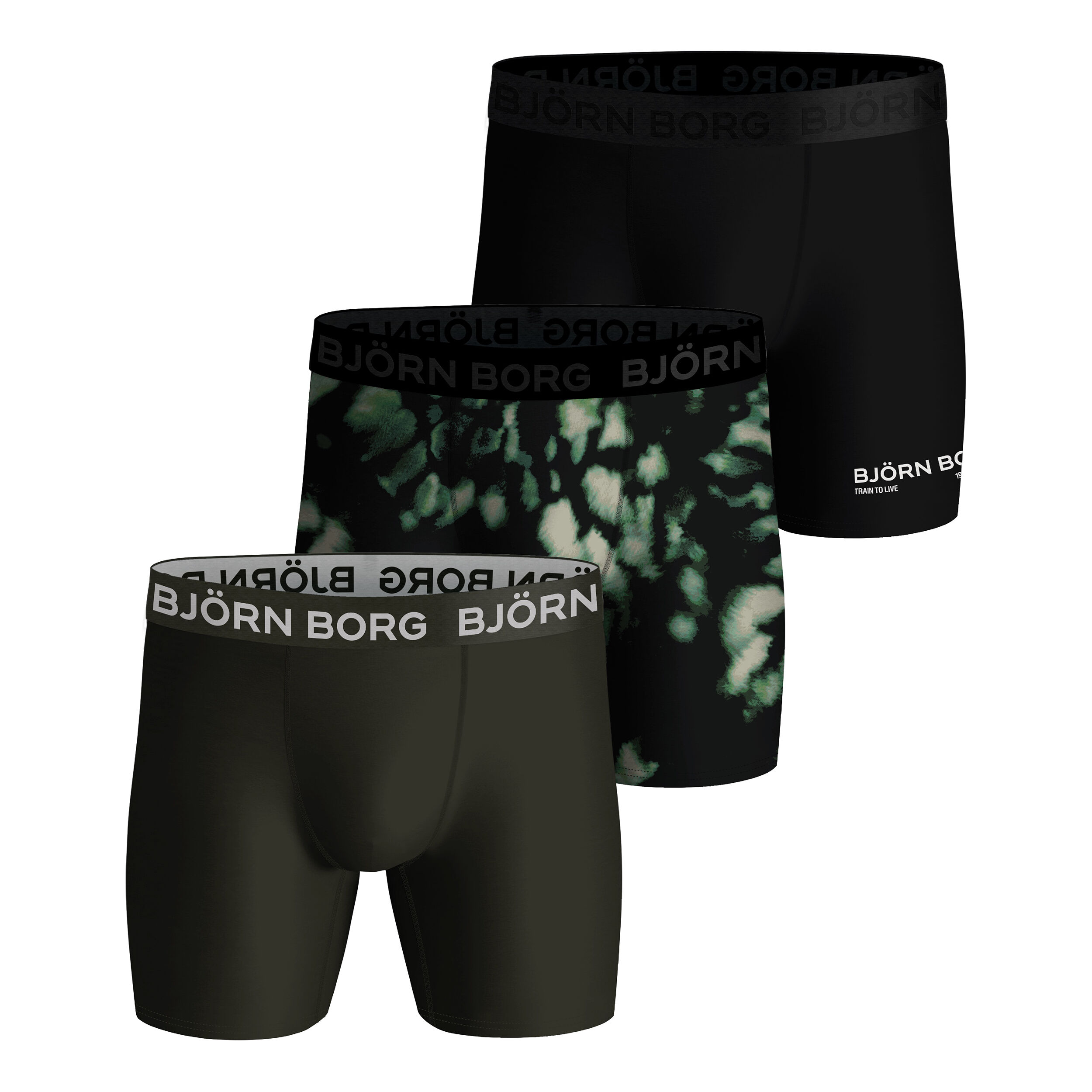 Performance Boxer Short 3er Pack Herren - Mehrfarbig