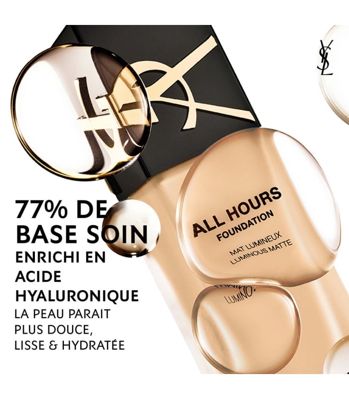 YVES SAINT LAURENT-ALL HOURS-Fond de Teint Mat Lumineux
