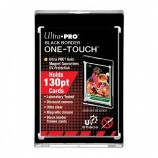 130PT Black Border UV One-Touch Magnetic Holder