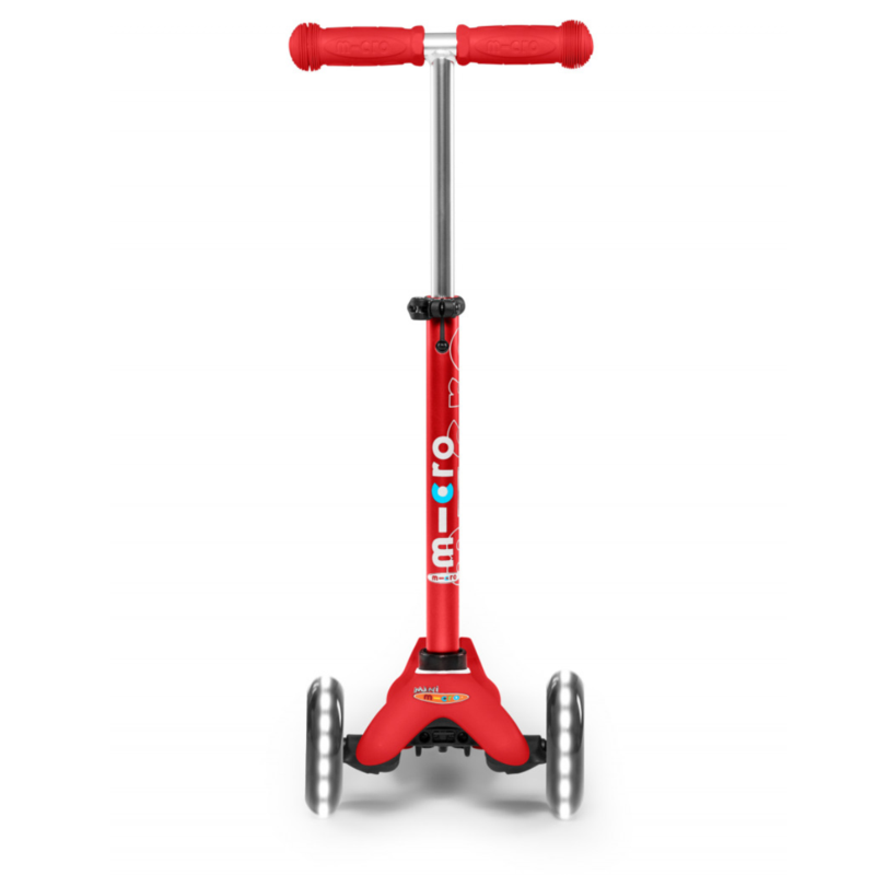 Trottinette 3 Roues - Mini Micro Deluxe Rouge Led
