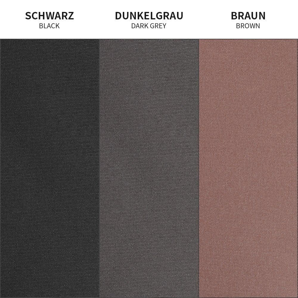 Melko Seitenmarkise Seitenmarkise Balkonmarkise Sichtschutz Windschutz verschiedene Größen & Farben Seitenrollo Sichtschutzwand (Stück) Mit automatischer Zurückroll-Funktion