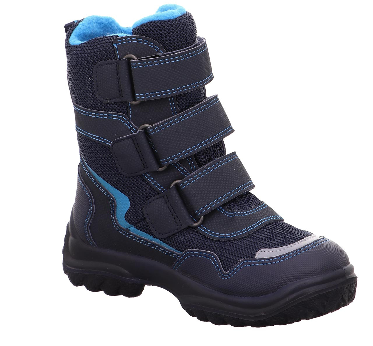 SNOWCAT - Blau/BlauStiefel mit Klettverschluss