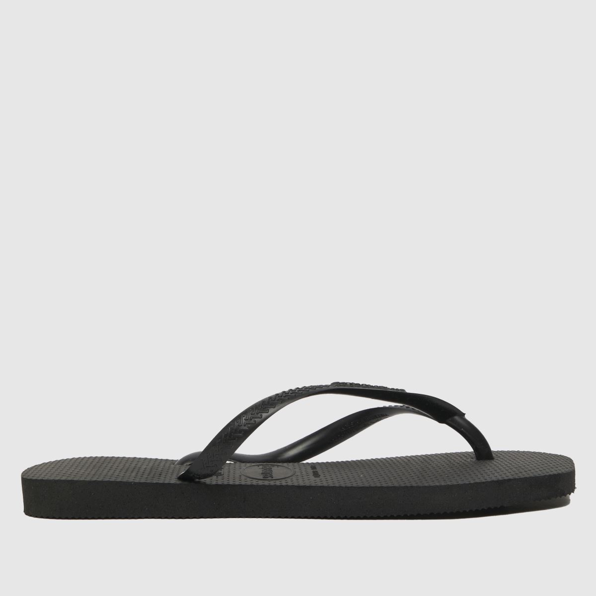 Havaianas – Svarta smala fyrkantiga sandaler
