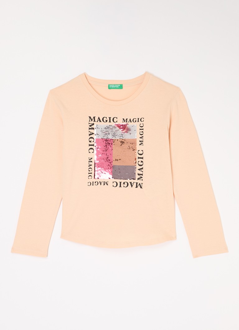 Benetton majica dugih rukava sa šljokicama