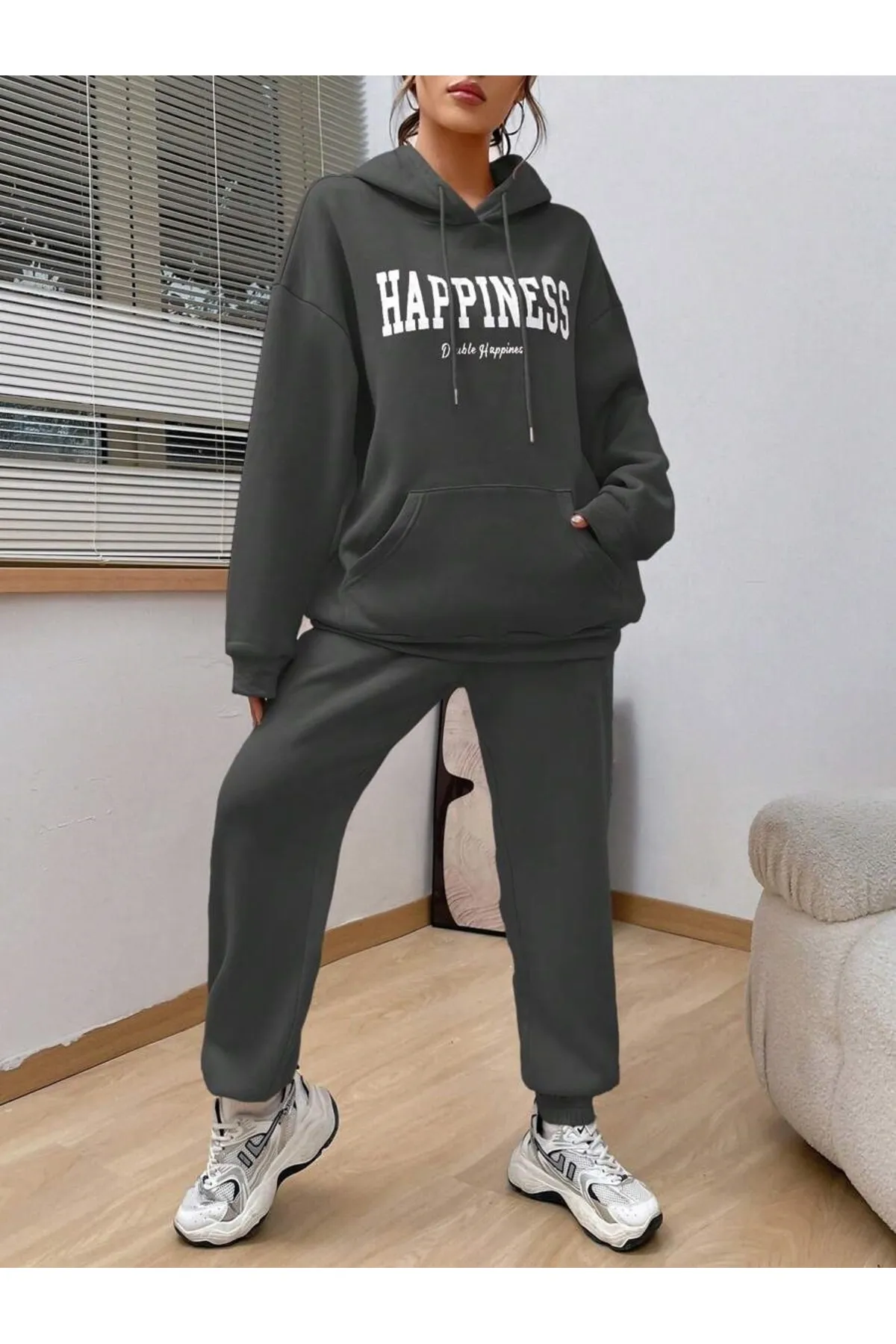 MOONBULL  Sport-Sweatsuit Set - Grau - Regular Fit