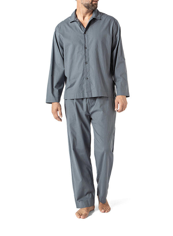 Calvin Klein Underwear, Pyjama, Baumwolle, grau gestreift
