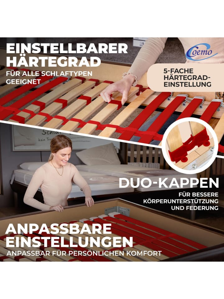 Coemo Lattenrost RUBY in Natur günstig kaufen