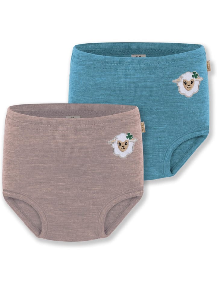 Normani Outdoor Sports 2er Pack Baby Merino Windelhose Tokoroa in Blau/Rosa günstig kaufen