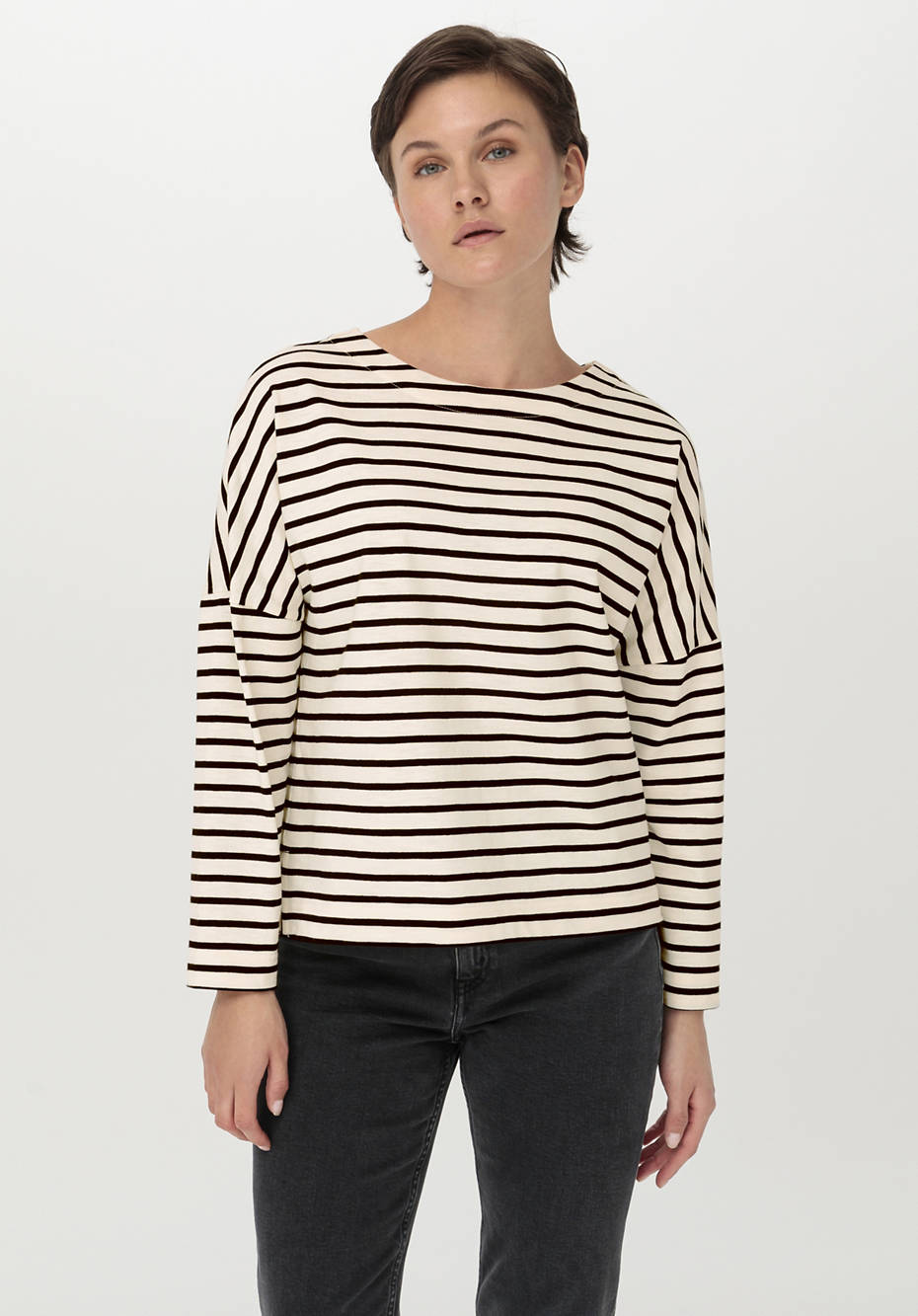 Ringel-Shirt aus reiner Bio-Baumwolle