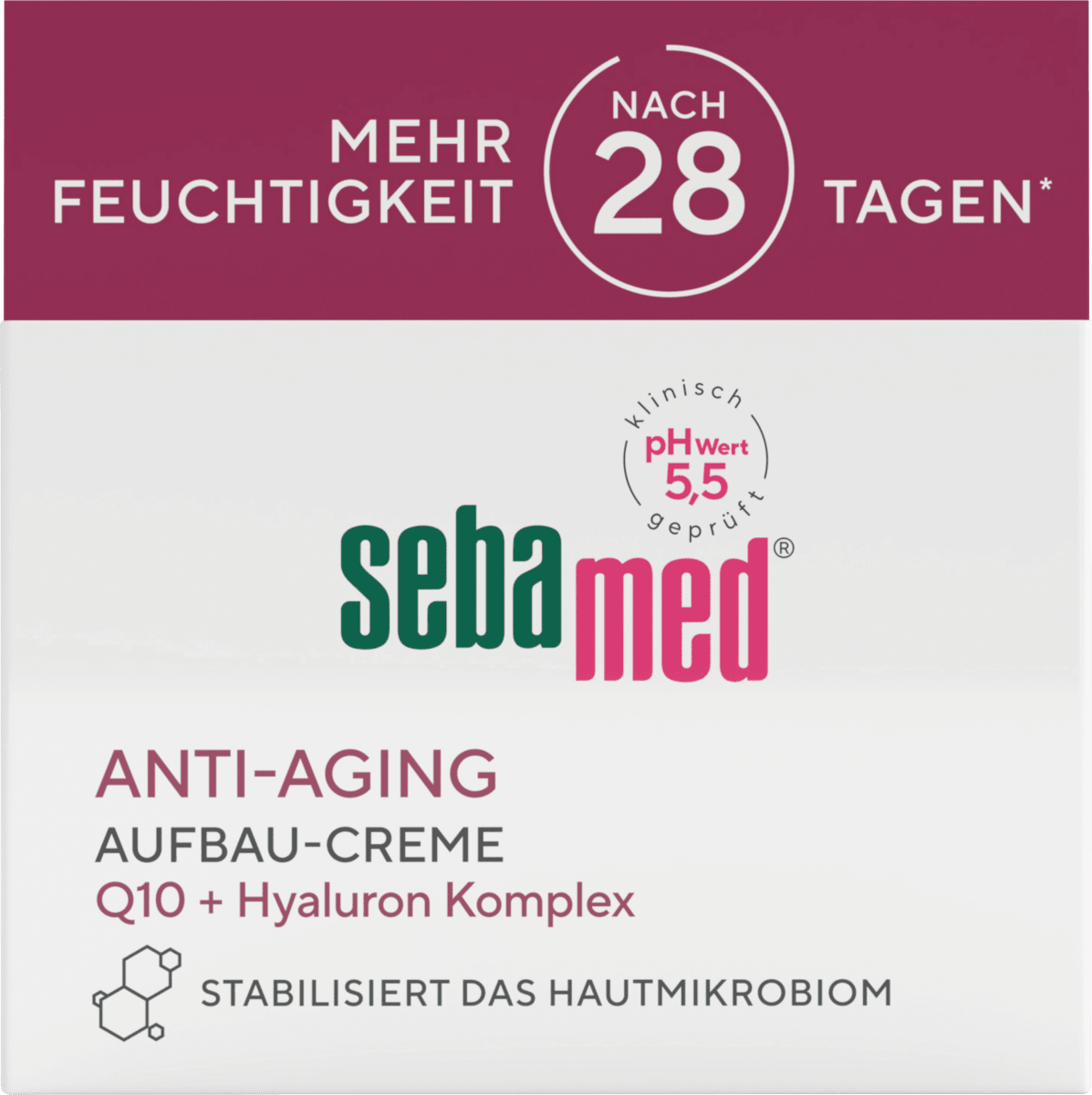 Anti Aging Gesichtscreme Q10 Aufbau, 50 ml