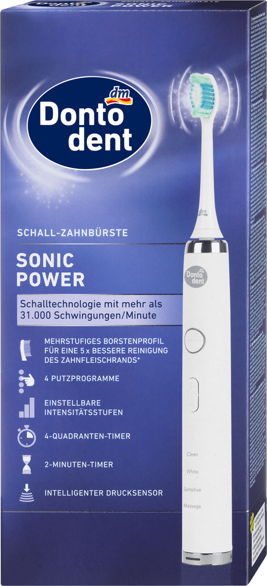 Elektrische Schallzahnbürste Sonic Power, 1 St