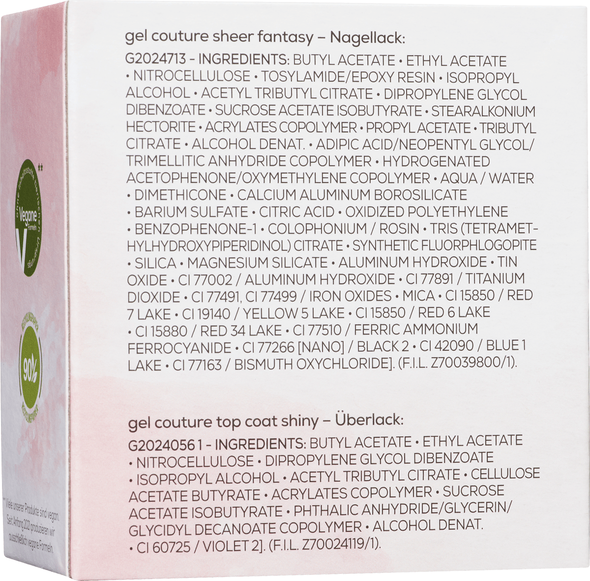 Gel Nagellackset Couture Routine Clean Girl, 1 St