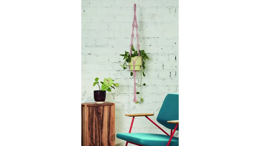 Anchor Makramee Set Blumenampel Schmetterling