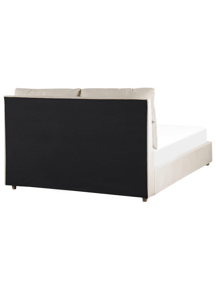 Beliani Doppelbett BATILLY in Beige - (W) 154 x (H) 105 x (L) 224 cm günstig kaufen onesize